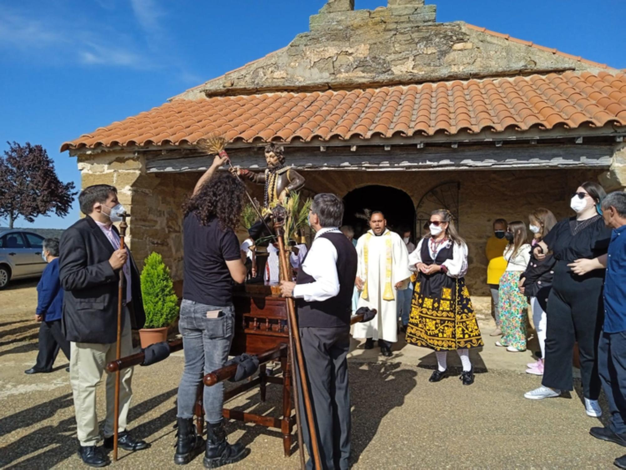 Celebración de San Isidro, en Quintanilla de Urz. / E. P.