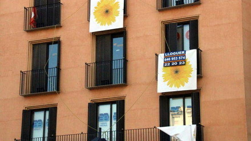 Un pis de lloguer a Girona l&#039;agost passat.