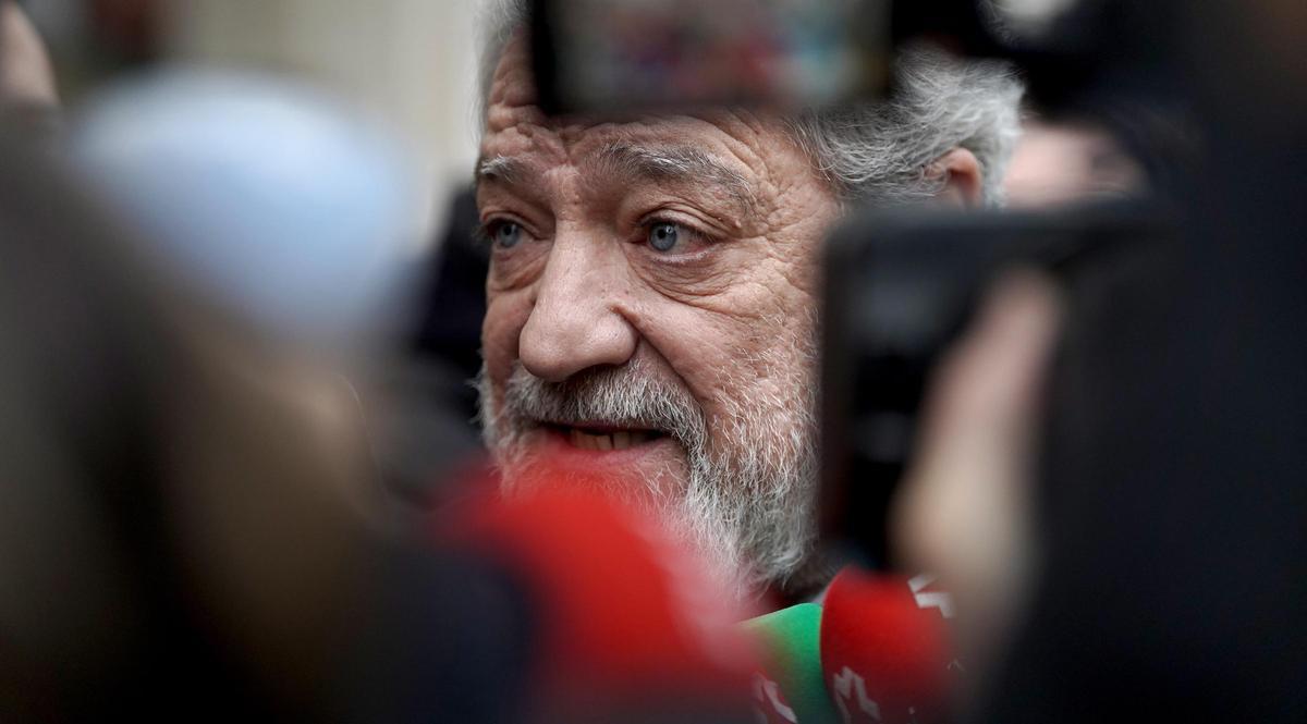 Miguel Ángel Rodríguez a la entrada al Tribunal Supremo.