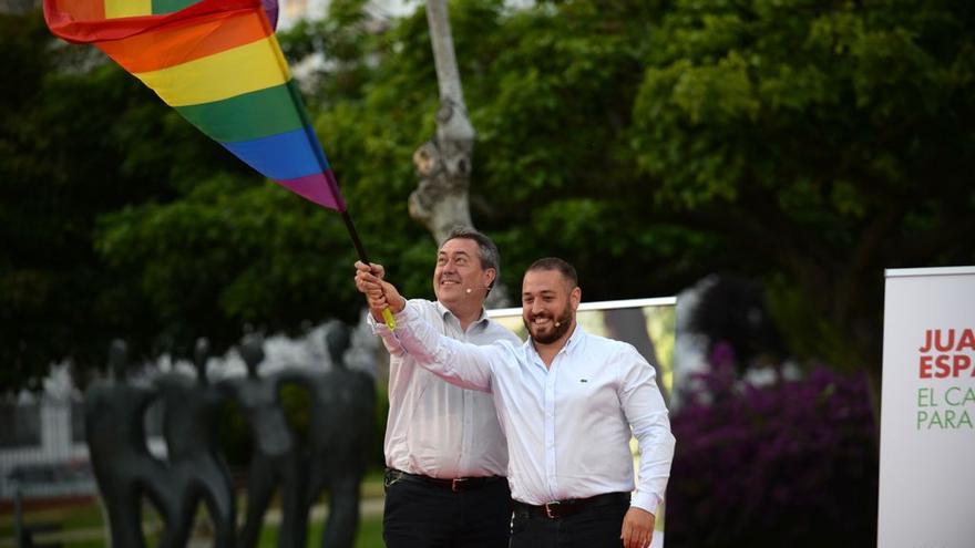 Acto de Juan Espadas en el Parque de Huelin