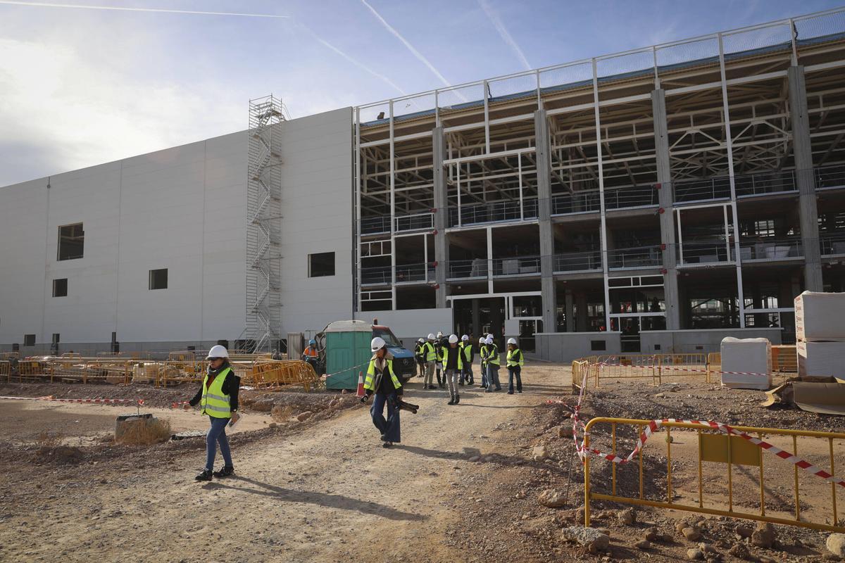 Port de Sagunt MRV VLC PowerCo. Parc Sagunt II. Visita al interior de las obras de la gigafactoría para la fabricación de baterías del Grupo Volkswagen