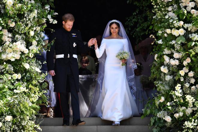 Meghan Markle el día de su boda