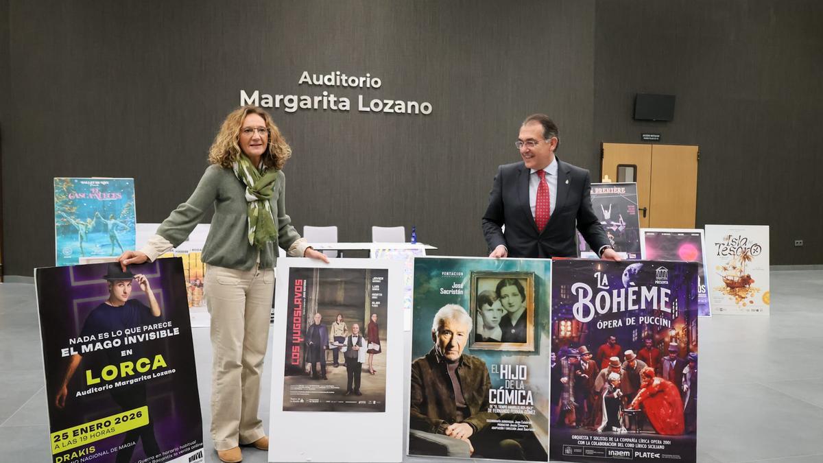 Presentación de algunos de los carteles de la programación.