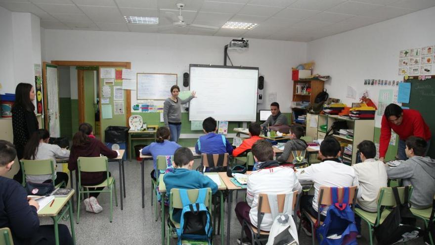 Una clase del colegio rural agrupado de Zarzilla de Ramos