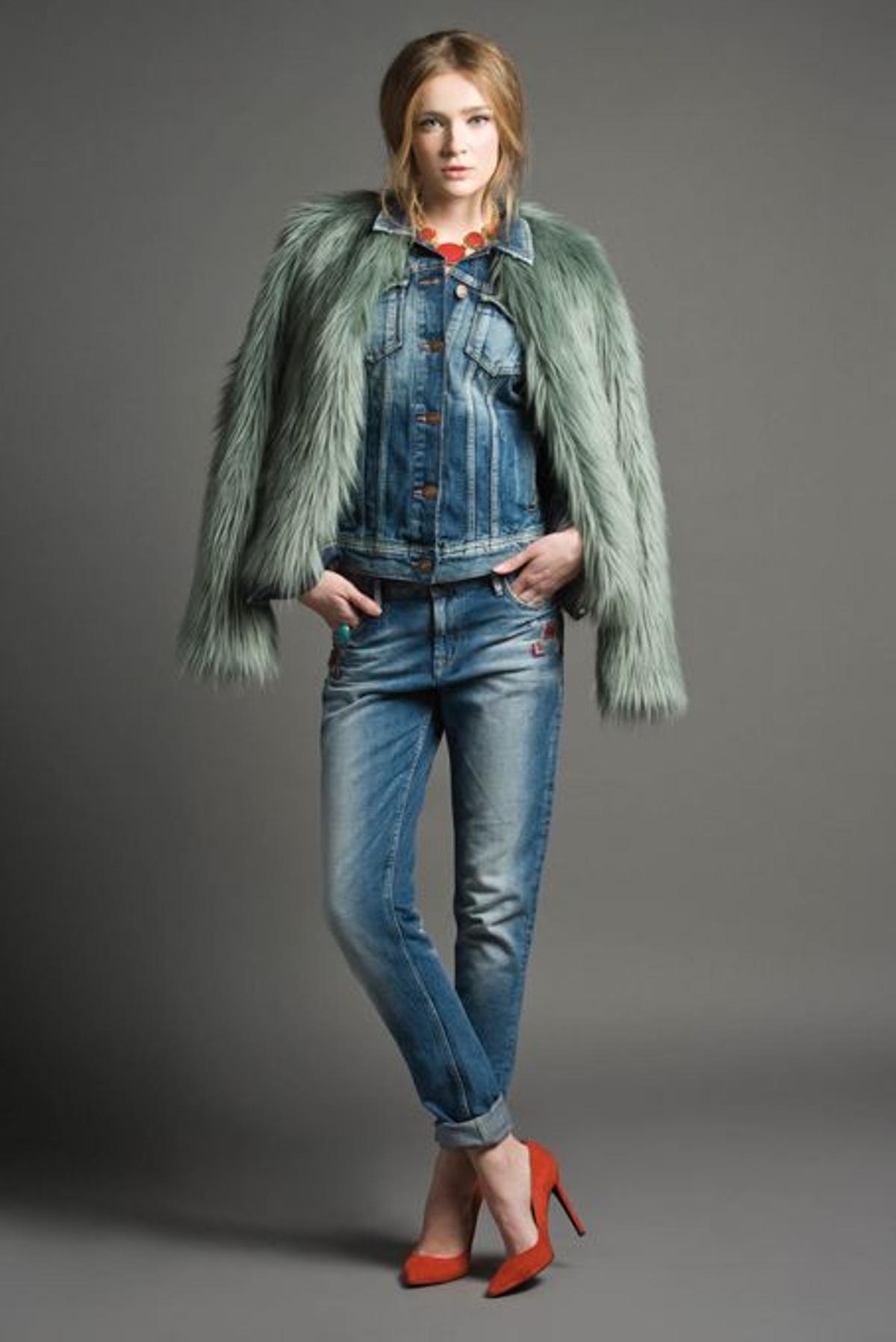 Look, Pepe Jeans, denim, pelo, chaqueta