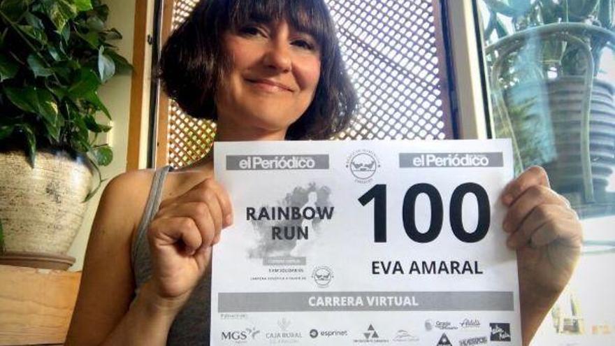 Eva Amaral y Juan Aguirre ya tienen sus dorsales de la Rainbow Run Aragón