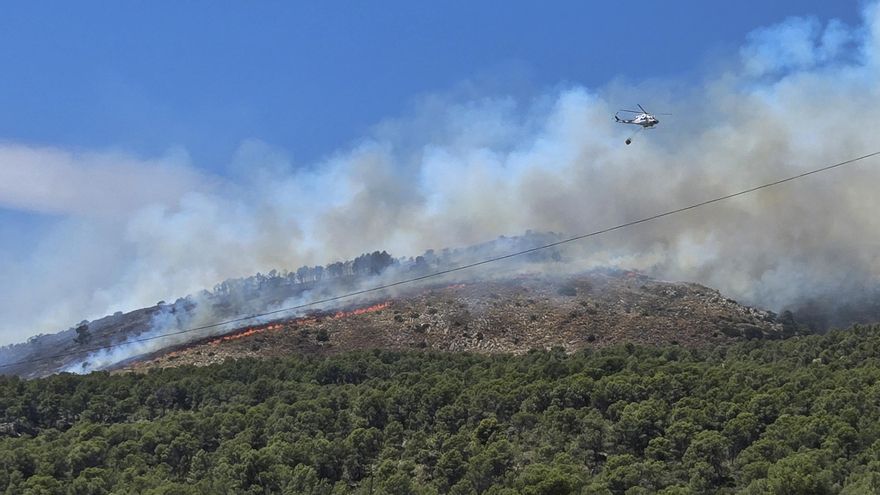 El incendio forestal de Ibi desde dentro