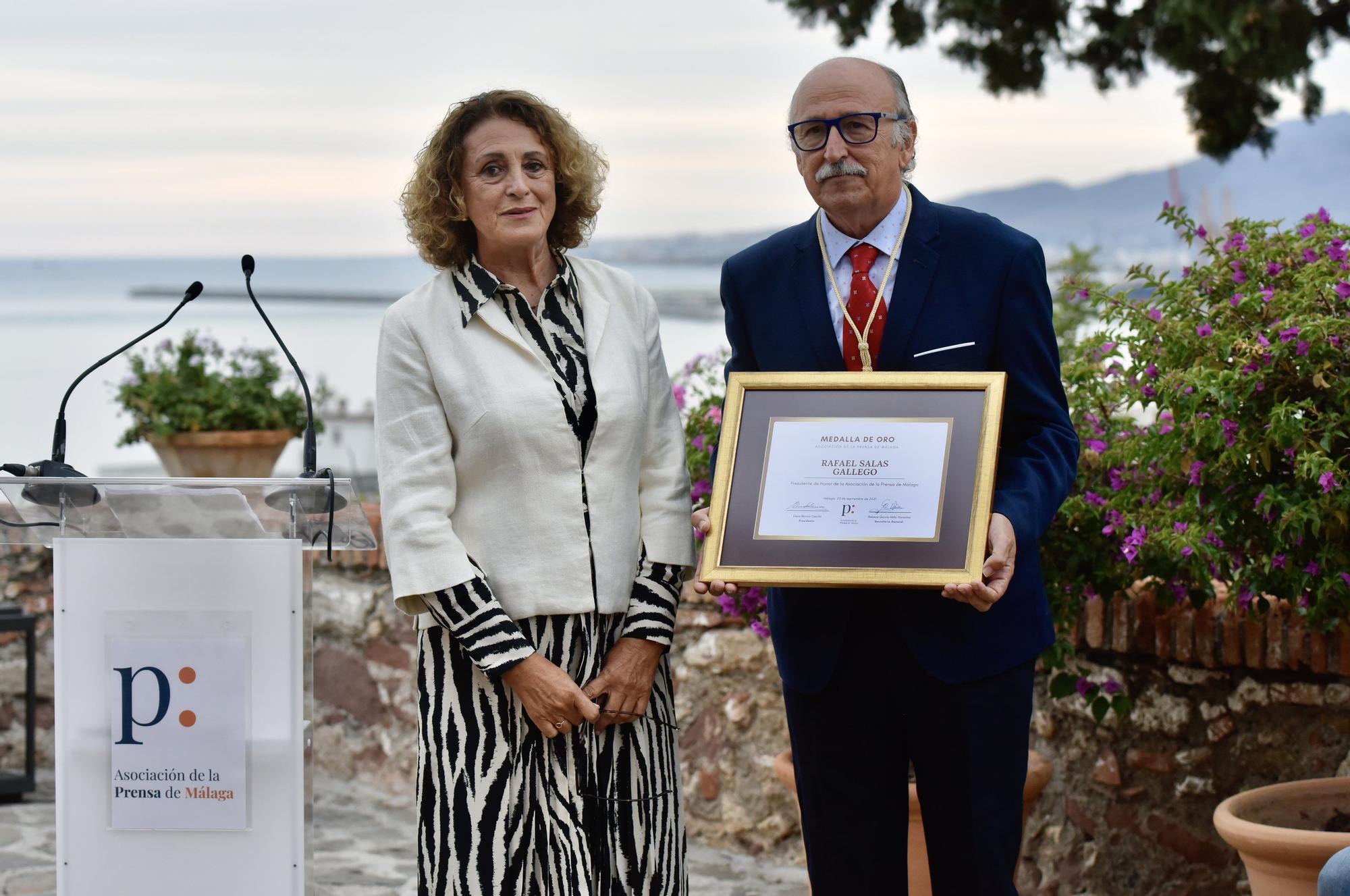 Entrega de las medallas de oro de la Asociación de la Prensa de Málaga