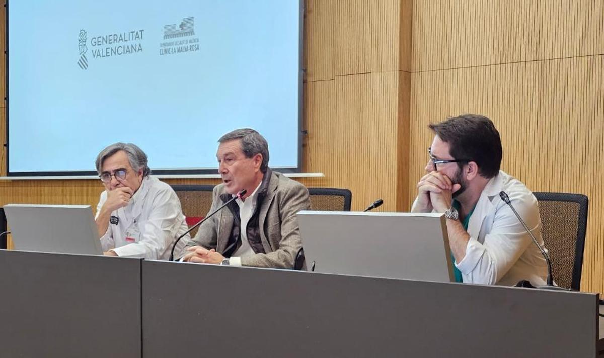El conseller de Sanidad presenta el balance de trasplantes de la Comunidad en 2025 junto al coordinador, Rafael Badenes
