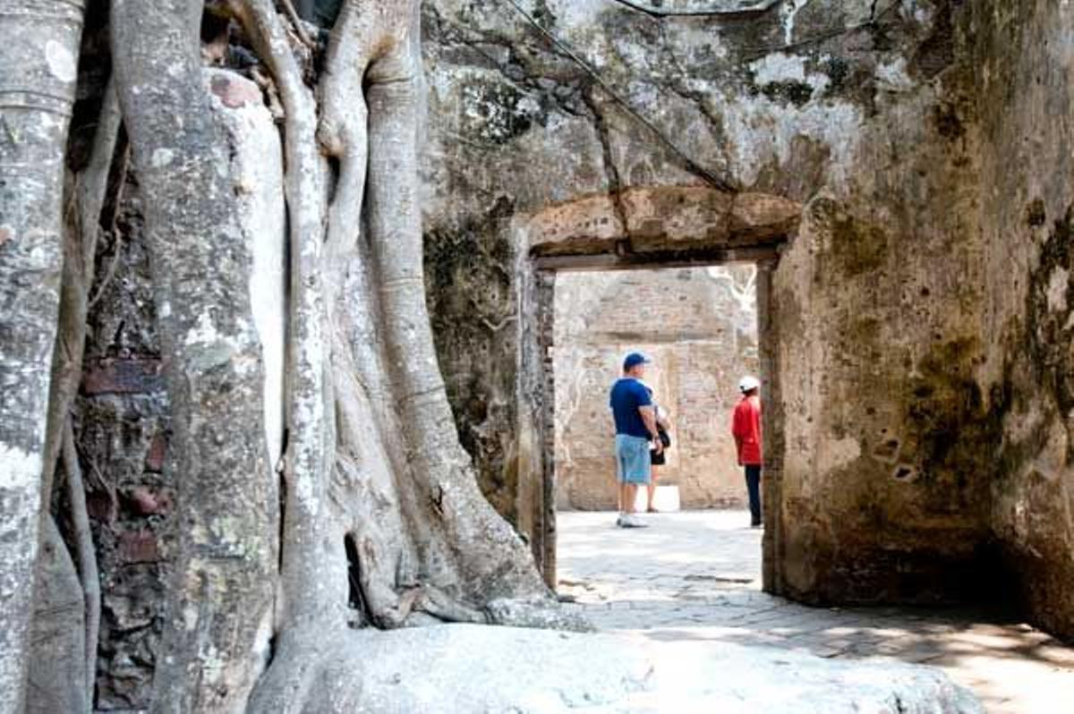 Vestigios de la casa de Cortés en La Antigua