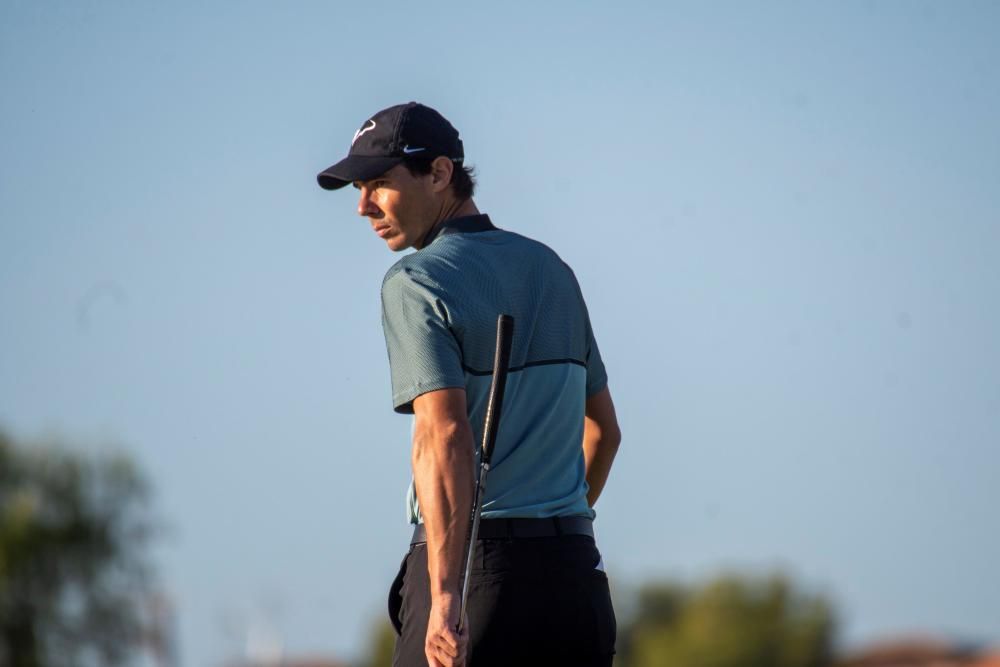 Rafa Nadal en el Abierto de Baleares de Golf