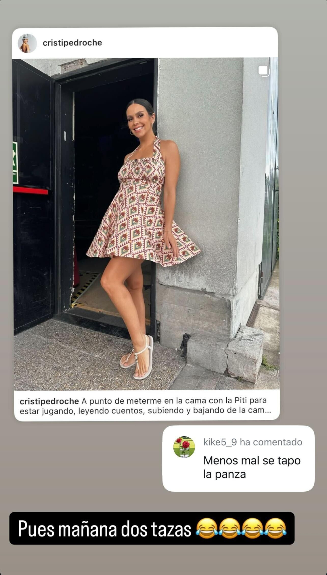Cristina Pedroche responde con humor a las críticas