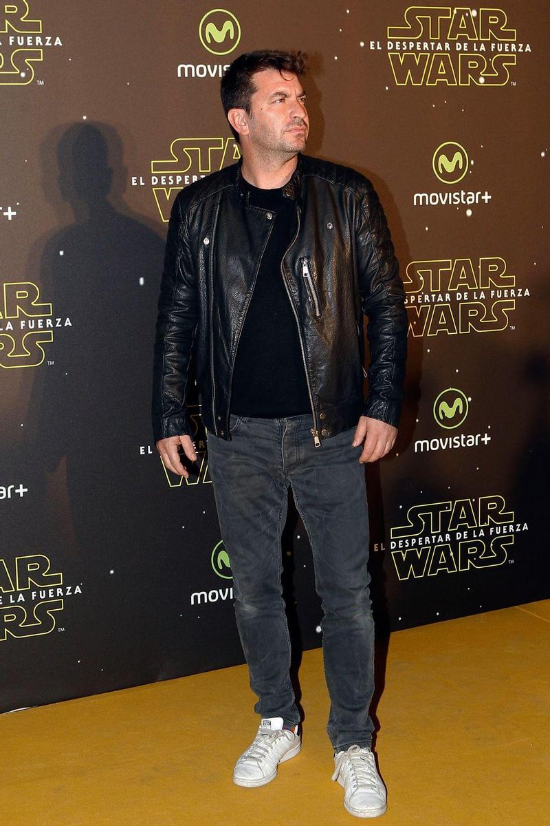 Arturo Valls en el estreno en Madrid de 'Star Wars: El despertar de la Fuerza'
