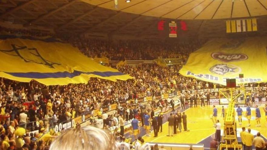 La cancha del Maccabi de Tel Aviv es una de las más calientes de Europa. Será la de mañana, la novena visita de los verdes a este mítico pabellón.