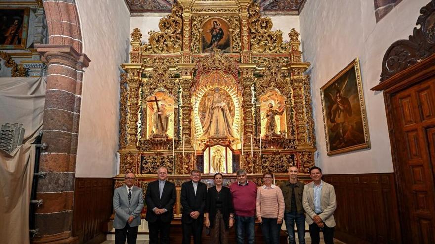 Restored 18th-Century Altarpiece Unveiled at Santa Cruz Church of the Conception