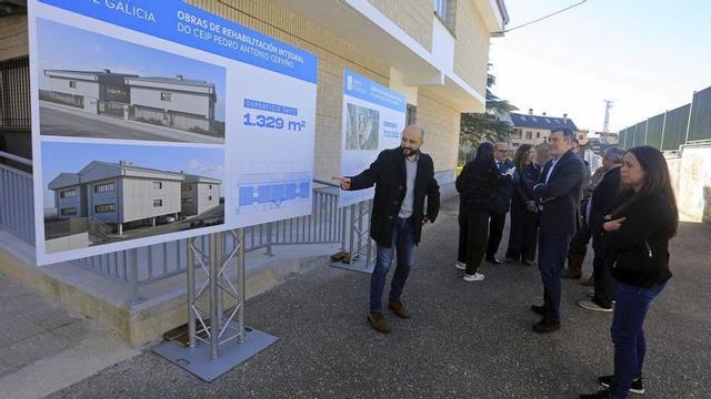 Presentación de los trabajos en el colegio de O Campo Lameiro, la pasada primavera.