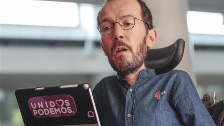 Pablo Echenique, secretario de organización de Podemos: &quot;Nuestra intención es que Cáceres y Badajoz tengan representación en el Congreso&quot;