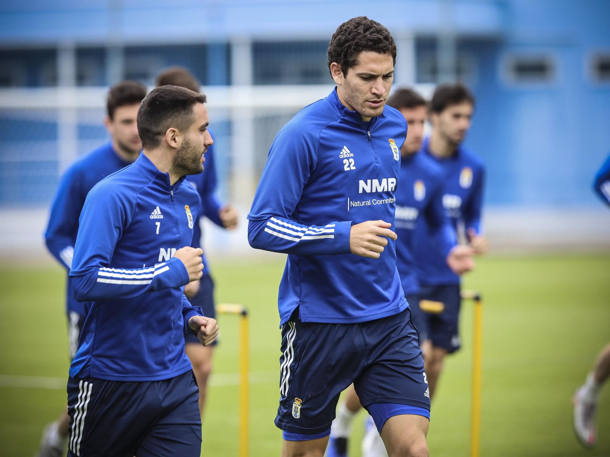 Las imágenes del entrenamiento del Oviedo