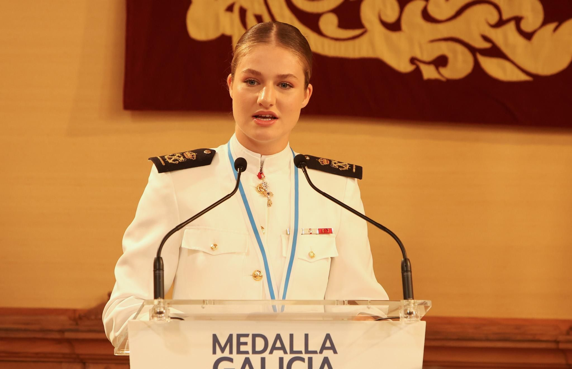 La princesa Leonor recibe la Medalla de Galicia