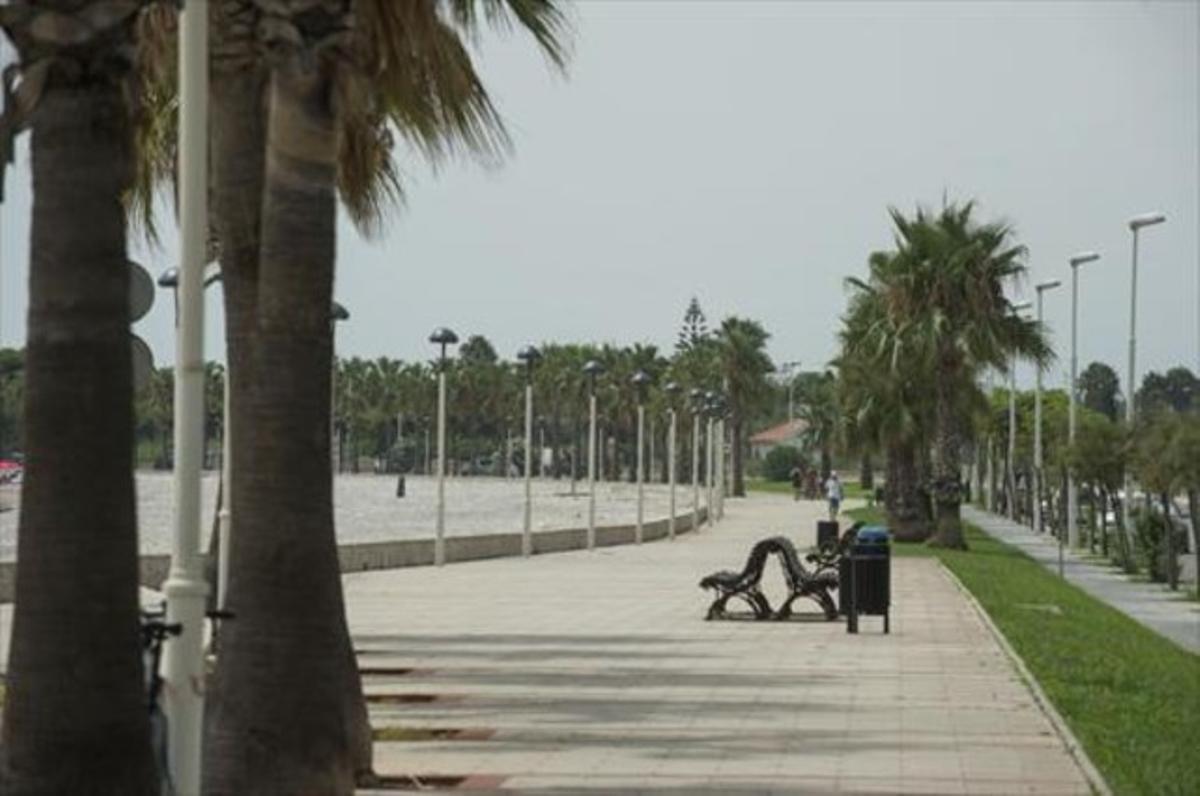 El paseo marítimo de Les Cases d’Alcanar.