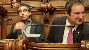 Jordi Martí assisteix per primera vegada al ple com a líder del PSC.