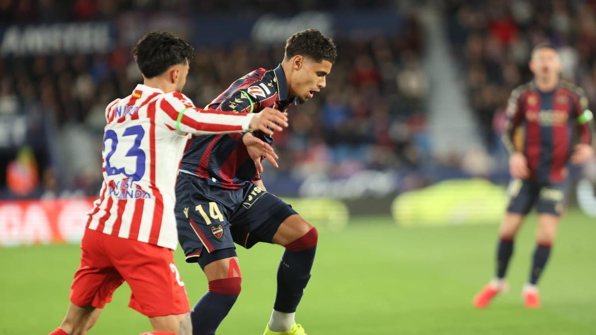 El Levante UD - Atlético de Madrid, en imágenes