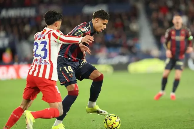 El Levante UD - Atlético de Madrid, en imágenes