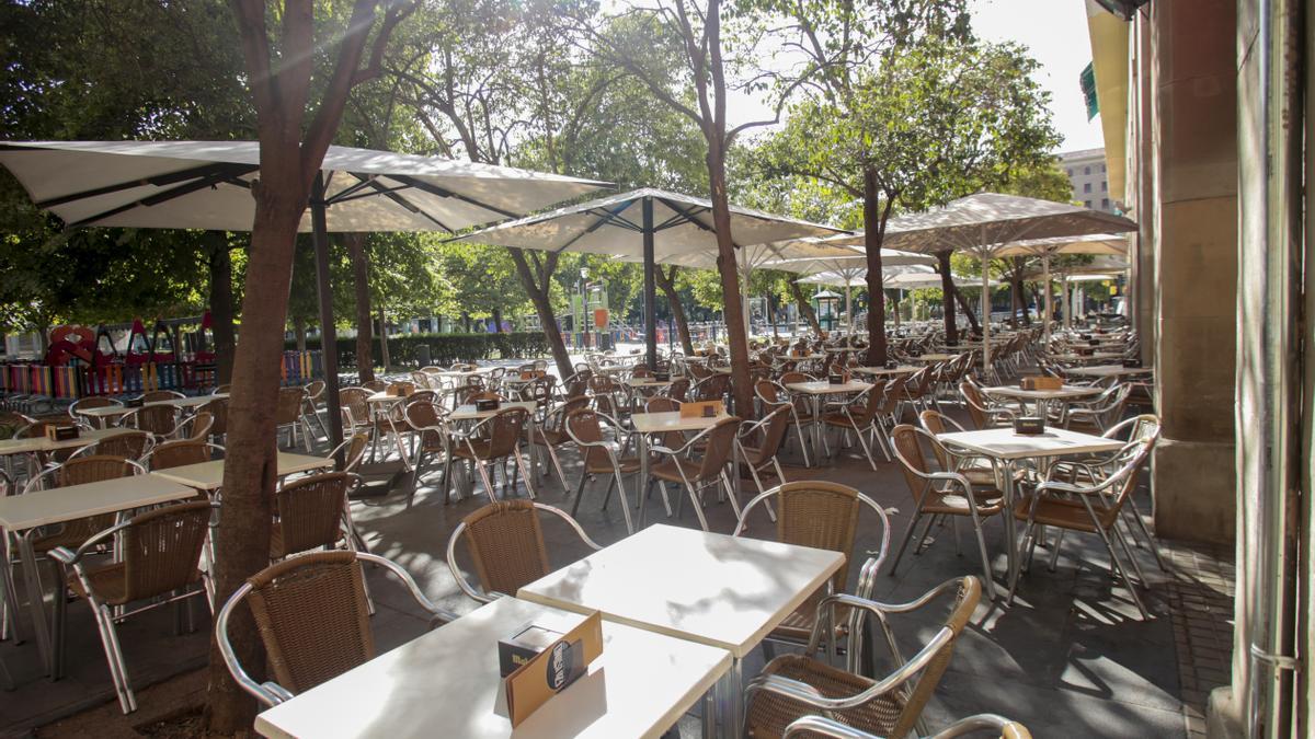 Imagen de una terraza al aire libre