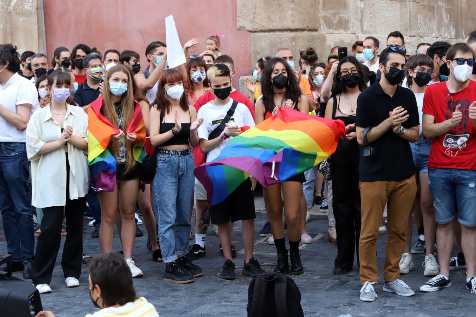 Concentración en Murcia para pedir justicia por el asesinato homófobo de Samuel