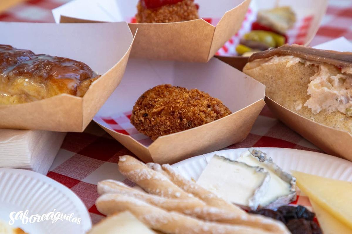 Algunas de las tapas que se pudieron desgustar en una anterior edición de SaboreÁguilas