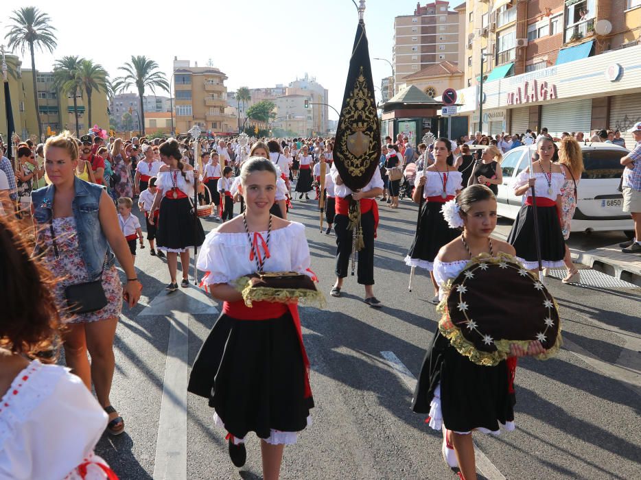 El Perchel, Huelin y la Malagueta celebran las procesiones del Carmen