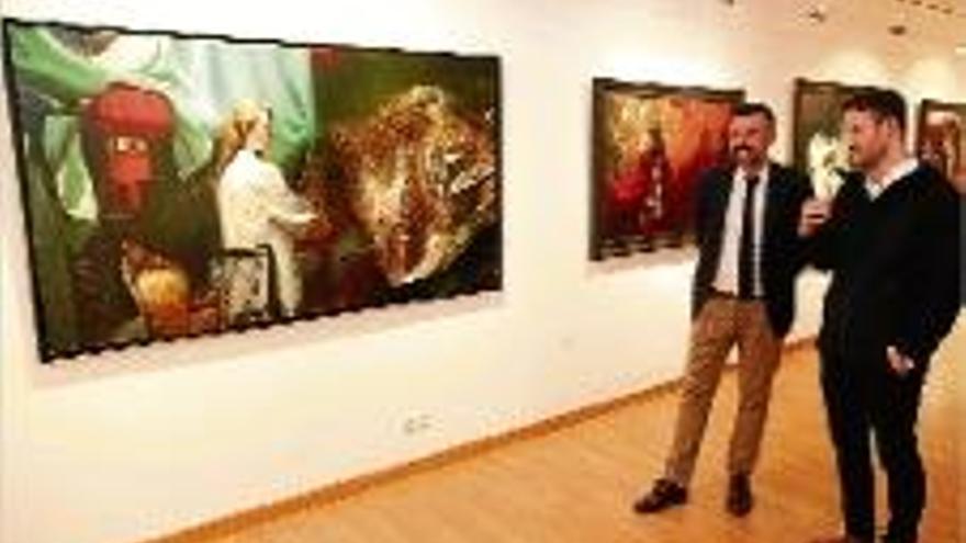 Diaz Alamà exposa les seves teles a la galeria El Claustre