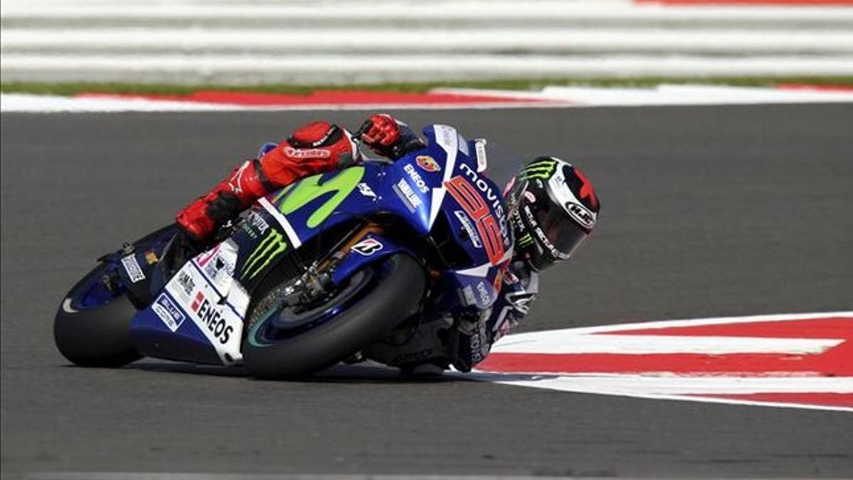 Lorenzo, con la pole provisional en Silverstone