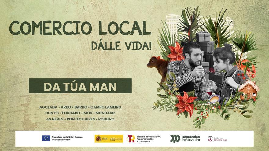 Este Nadal a Deputación de Pontevedra impulsa o comercio local no rural co proxecto “Da túa Man”