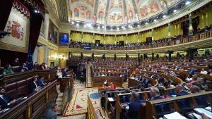 El primer pleno y debate de investidura del candidato Feijóo, en el Congreso de los Diputados, el 26 de septiembre de 2023.