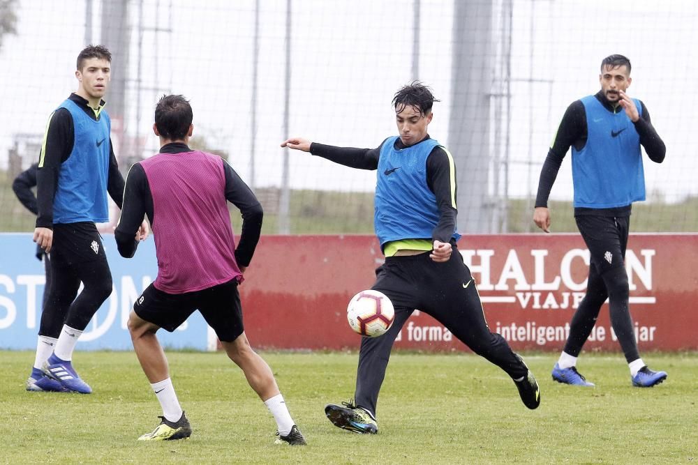 Entrenamiento del Sporting