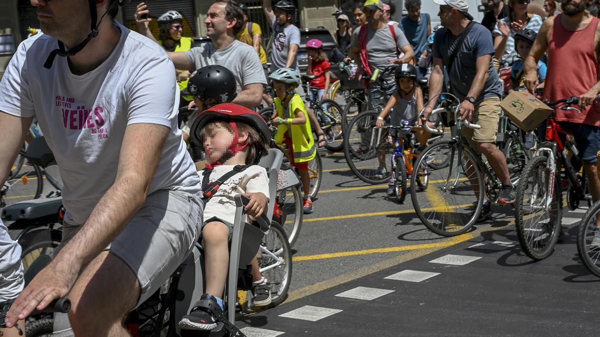 Una pequeña tregua en el recorrido sobre dos ruedas por la ciudad