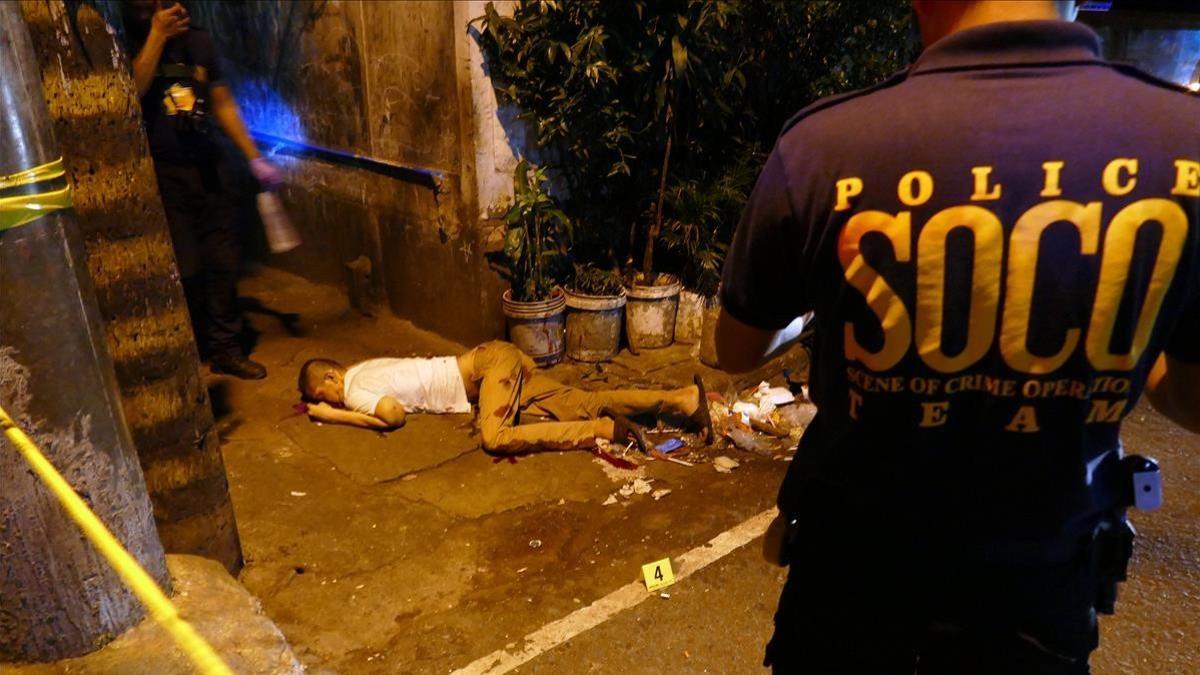 asesinado en las calles filipinas