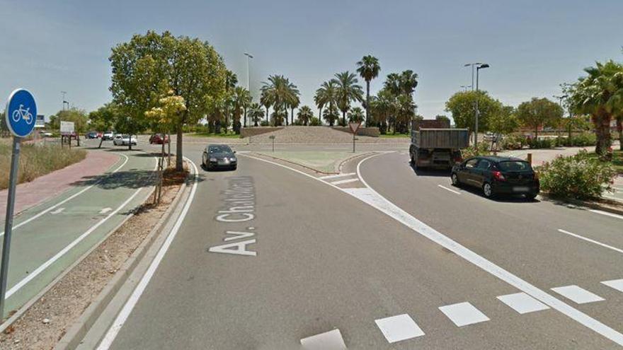 Dos mujeres heridas en un accidente en la Avenida Chatelleraut de Castelló