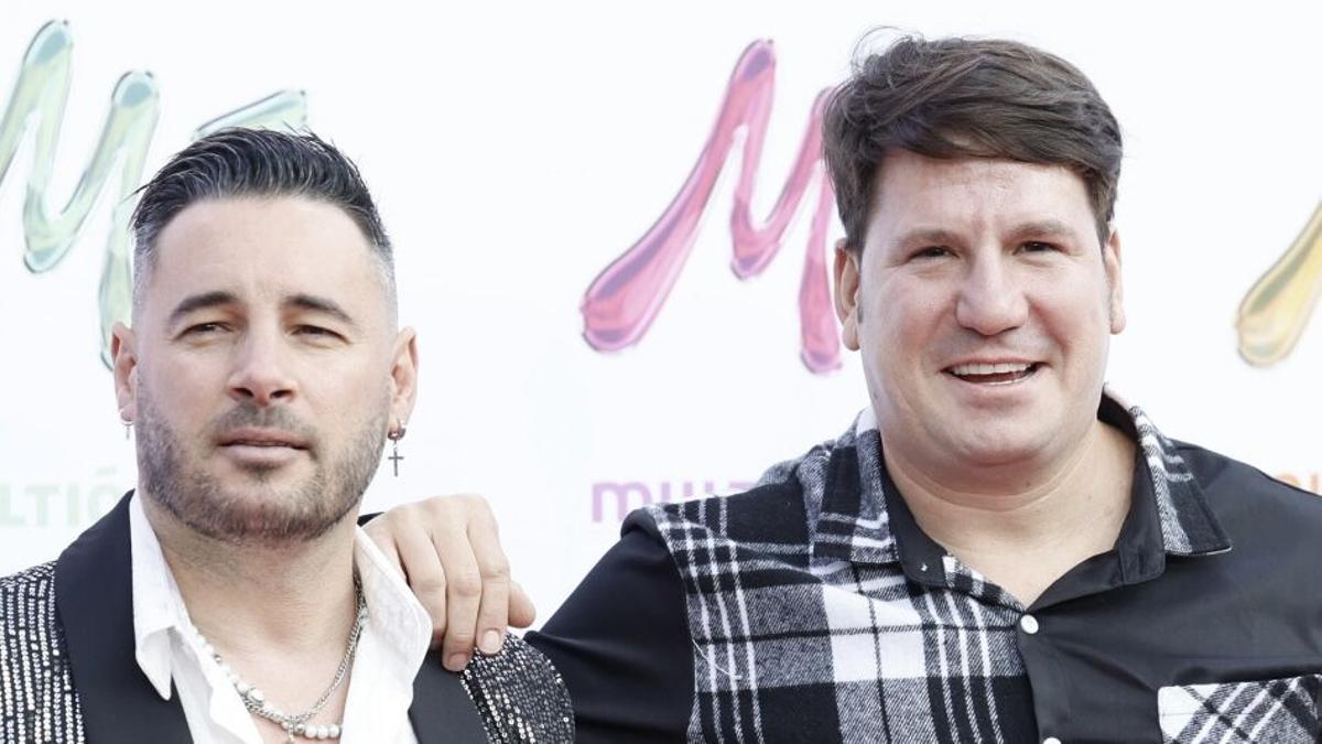 Andy Morales y Lucas González, en una pasada etapa de su relación artística.