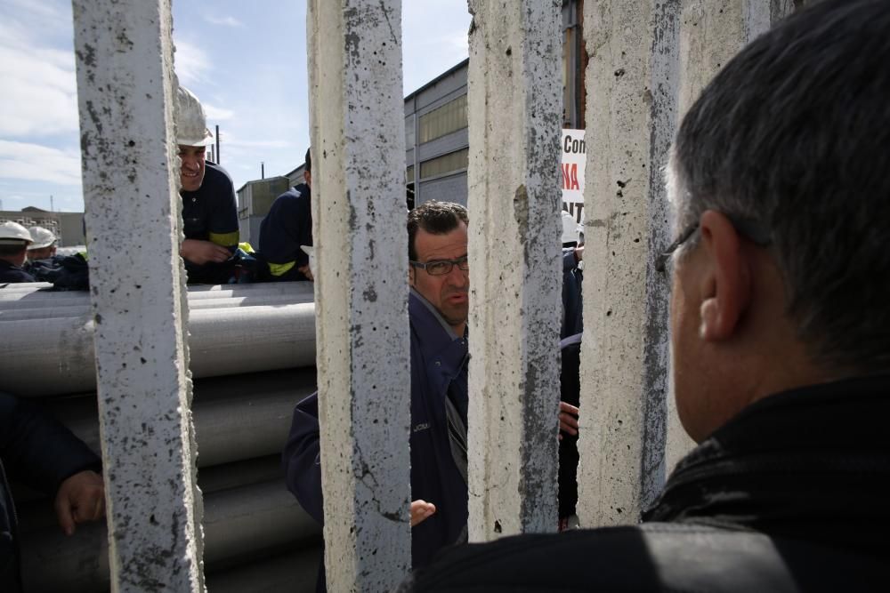 Los despedidos de Montrasa visitan Alcoa