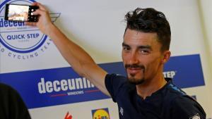 Julian Alaphilippe, en Nîmes, durante la segunda jornada de descanso del Tour 2019.