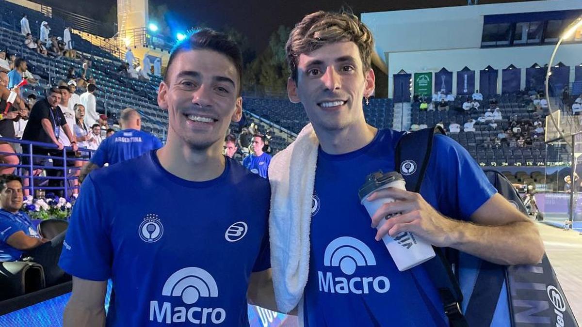 Di Nenno y Stupa, en la final del Mundial con Argentina