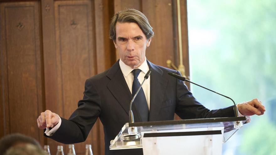 Aznar: "Problemet med Euskadi och Katalonien är att nationalism är ett historiskt misslyckande"