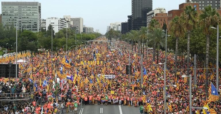 La Diada de Cataluña, en imágenes