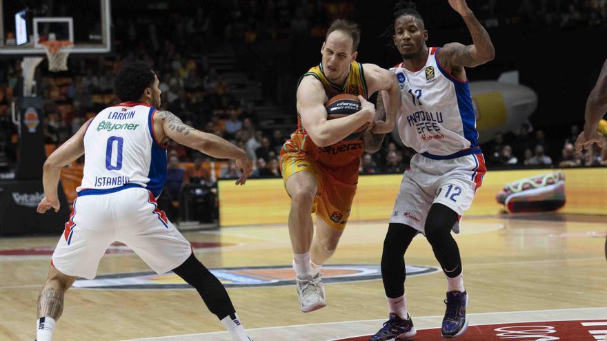 Partido de Euroliga Valencia Basket- Anadolu Efes