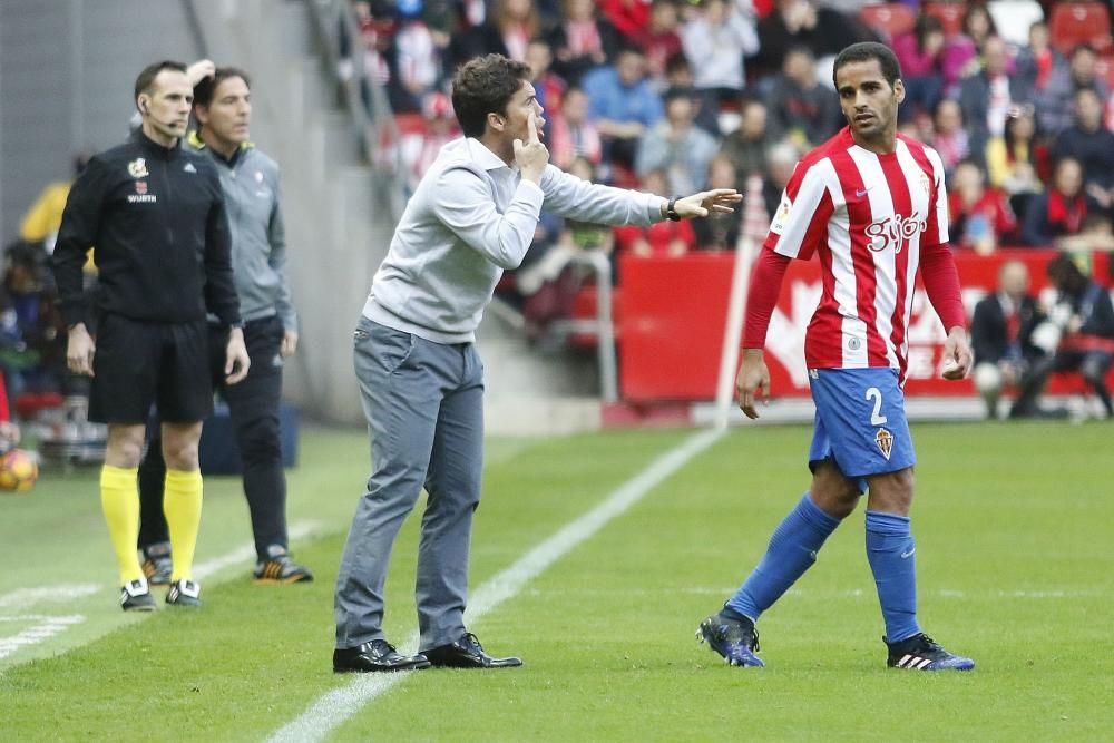 El partido entre el Sporting y el Celta, en imágenes