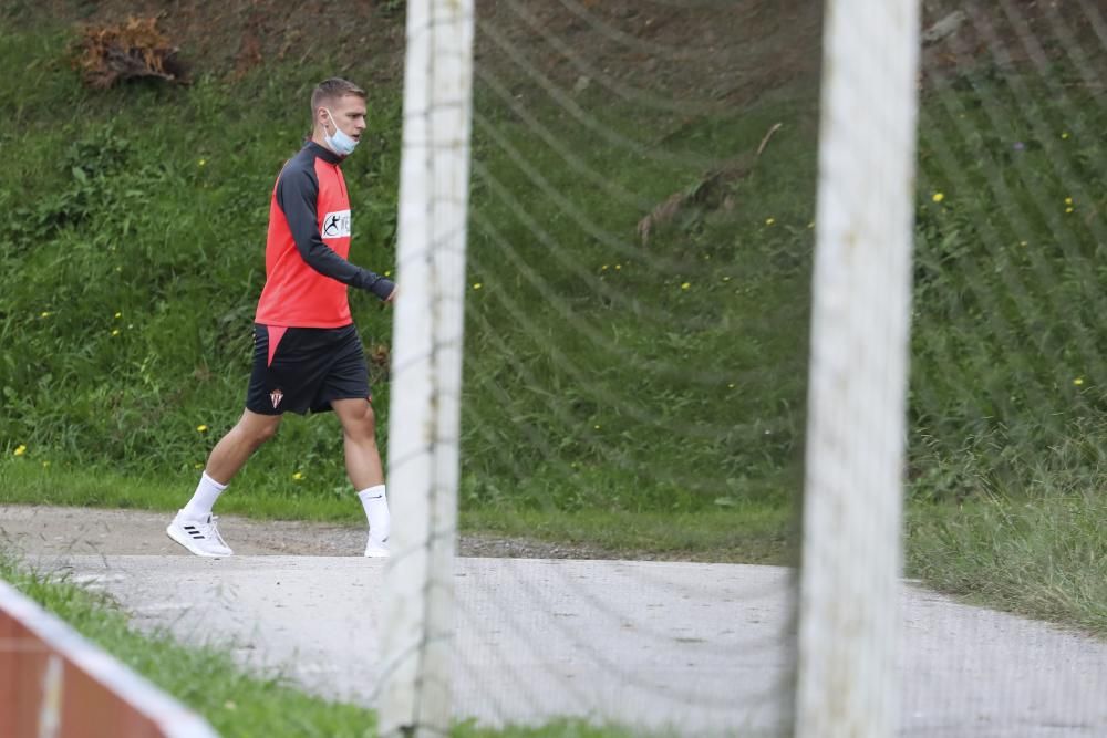 Entrenamiento del Sporting