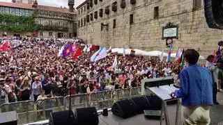 El BNG marcha por Santiago en busca de un "cambio político" en Galicia y para hacer valer su escaño "decisivo"