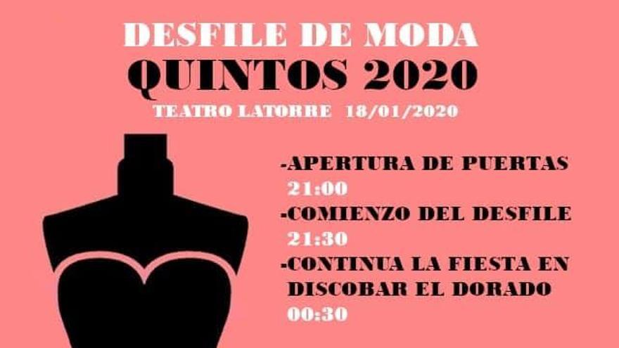 Los quintos de Toro protagonizarán un desfile de moda el próximo sábado